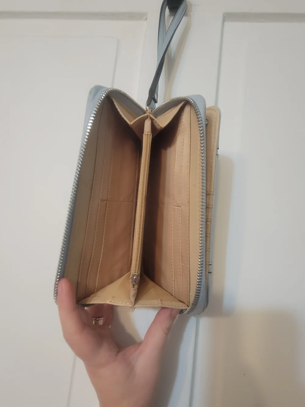 Guess 1981 Light Blue Wristlet Wallet